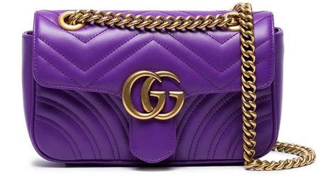 gucci purple orange mink|Gucci gg marmont mini.